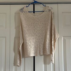 Billabong Women's Cream Knit Sweater